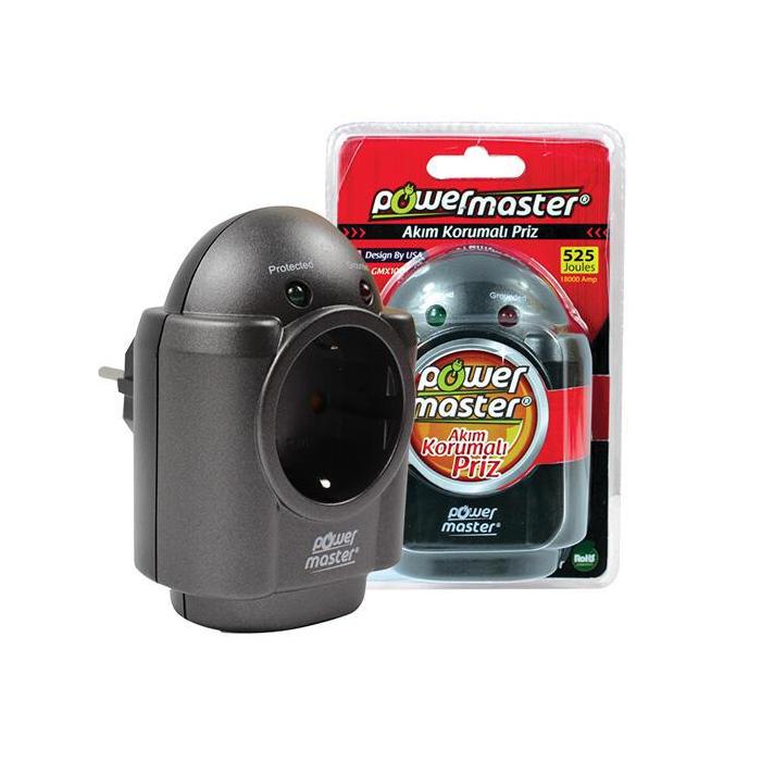 Akım Koruma Prizi Tekli Powermaster Gfx100H 