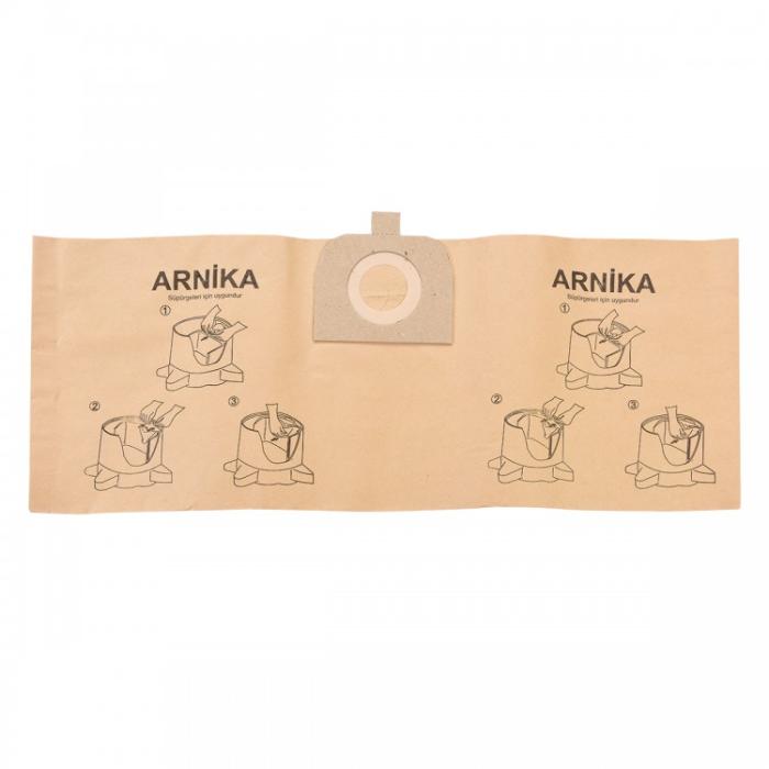 Arnica Yıkamalı Astarlı Kağıt Toz Torbası 5'Li Paket