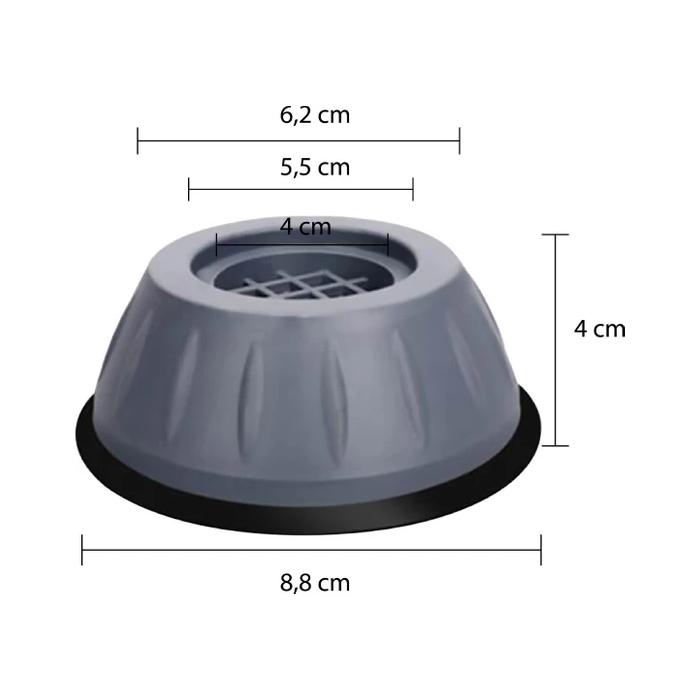 Çamaşır Makinesi Titreşim Önleyici Vantuzlu Ayak 
