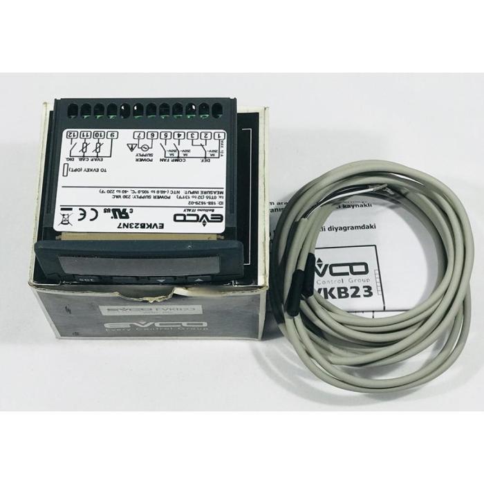 Dijital Termostat Evco  Evk23 Çift Prop