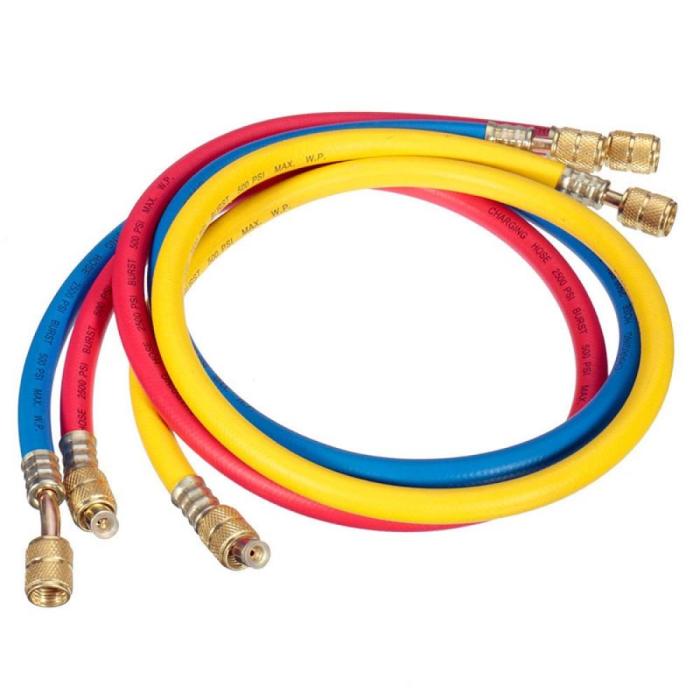 Gaz Şarj Hortumu 90 Cm 3 Lü Set R134/R22