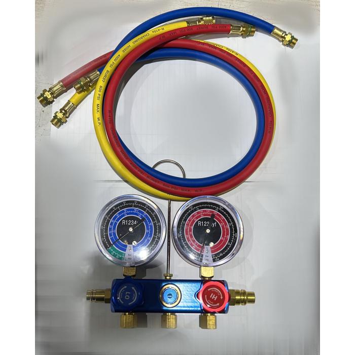 Manifold Seti Hortumlu R1234Yf