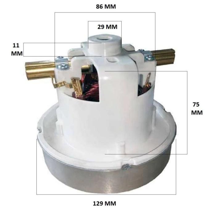 Nilfisk (Ametek) Elektrikli Süpürge Motoru 