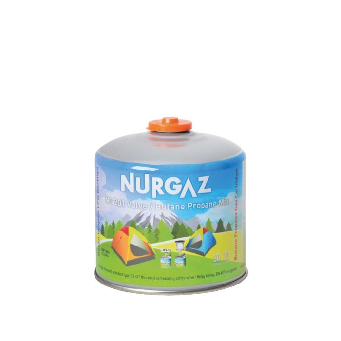 Nurgaz Vidalı Kartuş Propan Gaz Tüpü 450 Gr