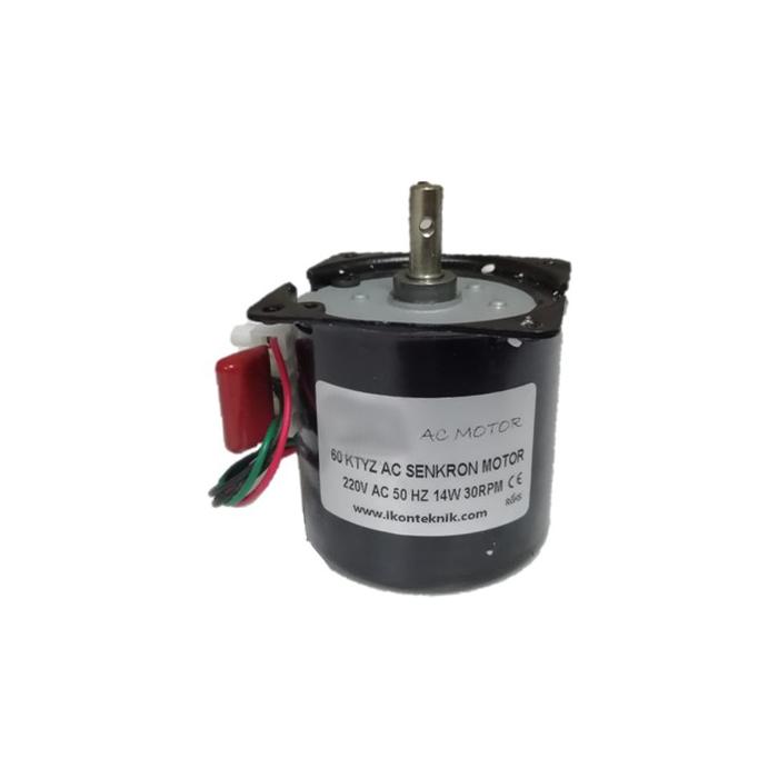 Piliç Çevirme Motoru 60Ktzy 220V 14W 2,5R/Min 