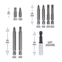 Rico Bb1017 1/4'' Cırcırlı Tornavida Bits Seti PhPzSl (10 Parça)