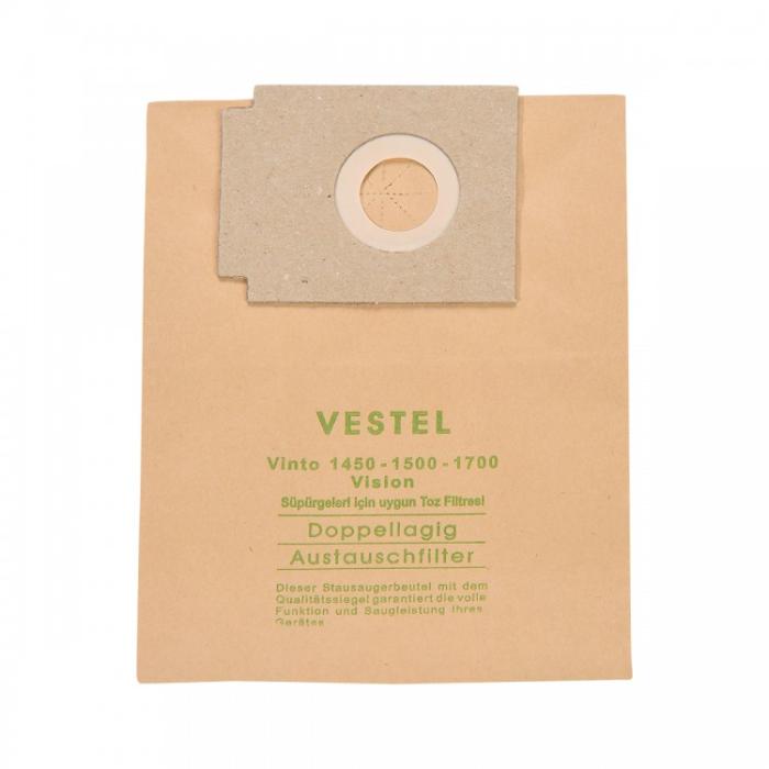 Vestel Vinto Astarlı Kağıt Toz Torbası 5'Li Paket